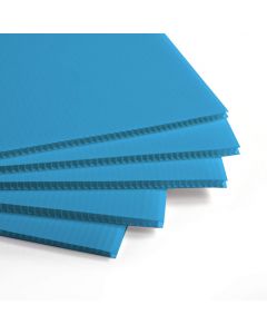Coroplast azul claro 4 mm 700 g 1.22 x 2.44 m Placa