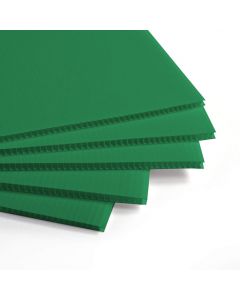 Coroplast verde pasto 4 mm 700 g 1.22 x 2.44 m Placa
