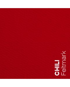 Cartulina texturizada rugosa Loop Feltmark color rojo