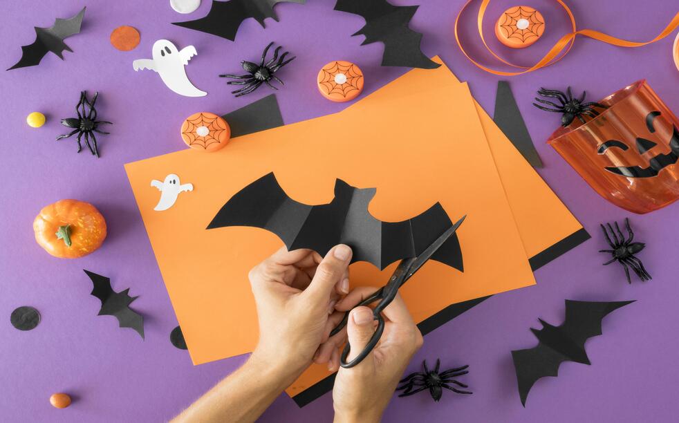 Ideas terroríficamente creativas con papel para Halloween y día de muertos	